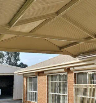 patio attached to house